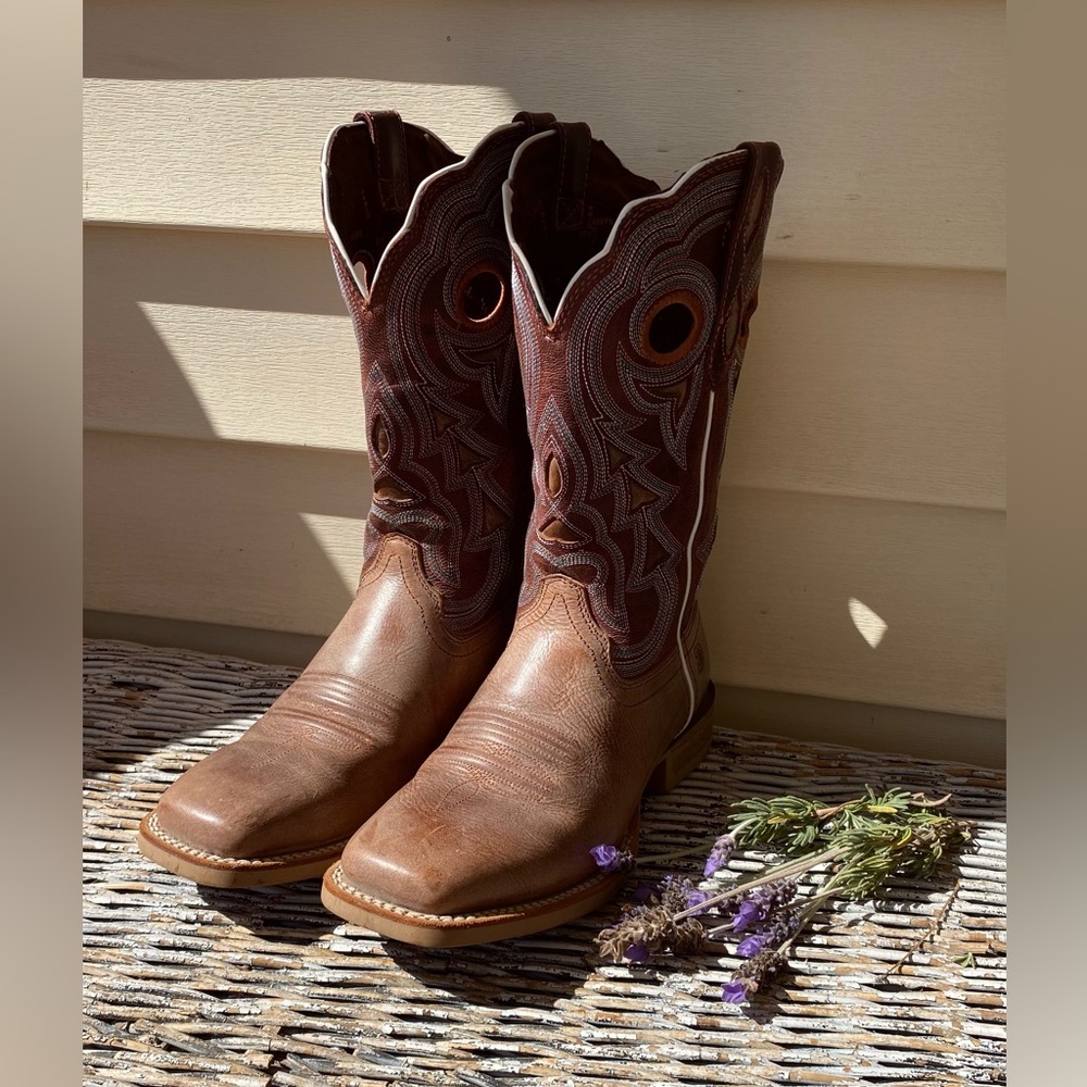 Durango Women’s Western Burnished Rose Riding and Work Boots